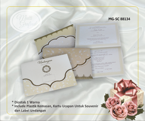 Undangan Template Eksklusif 16,5x22cm